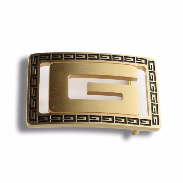 Cheap Custom Belt Buckle Hardware Clasp Embossed Round Metal Strap for sale