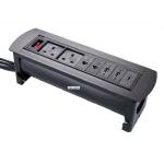 Business Desk Mounted Power Sockets Motorized Flip Plug ODM