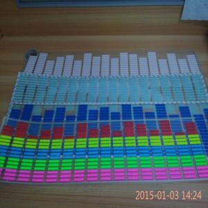 Quality custom el car sticker, flashing car sticker, different size sticker for car wholesale