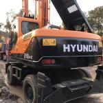 Used Hyundai 210W Wheel Excavator 21 Ton Robex 210 Excavadora R210W-9 in 2019
