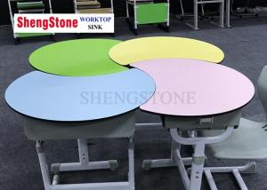 Quality Training Institutions Customize Semi-Circular Compant ( HPL ) Desktop wholesale