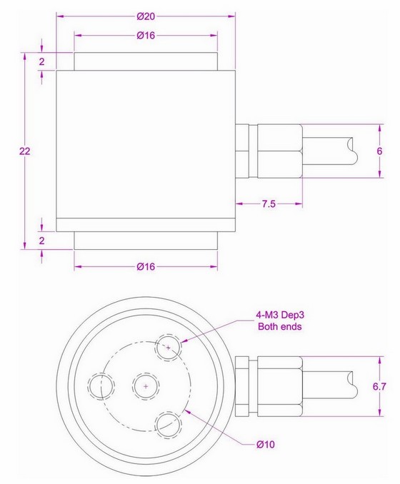 cylinder_thrust_measurement_transducer_100N_200N