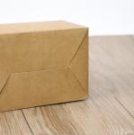 Hand Hanger Food Grade Takeout Bakery Cake Brown Kraft Paper Folding Box