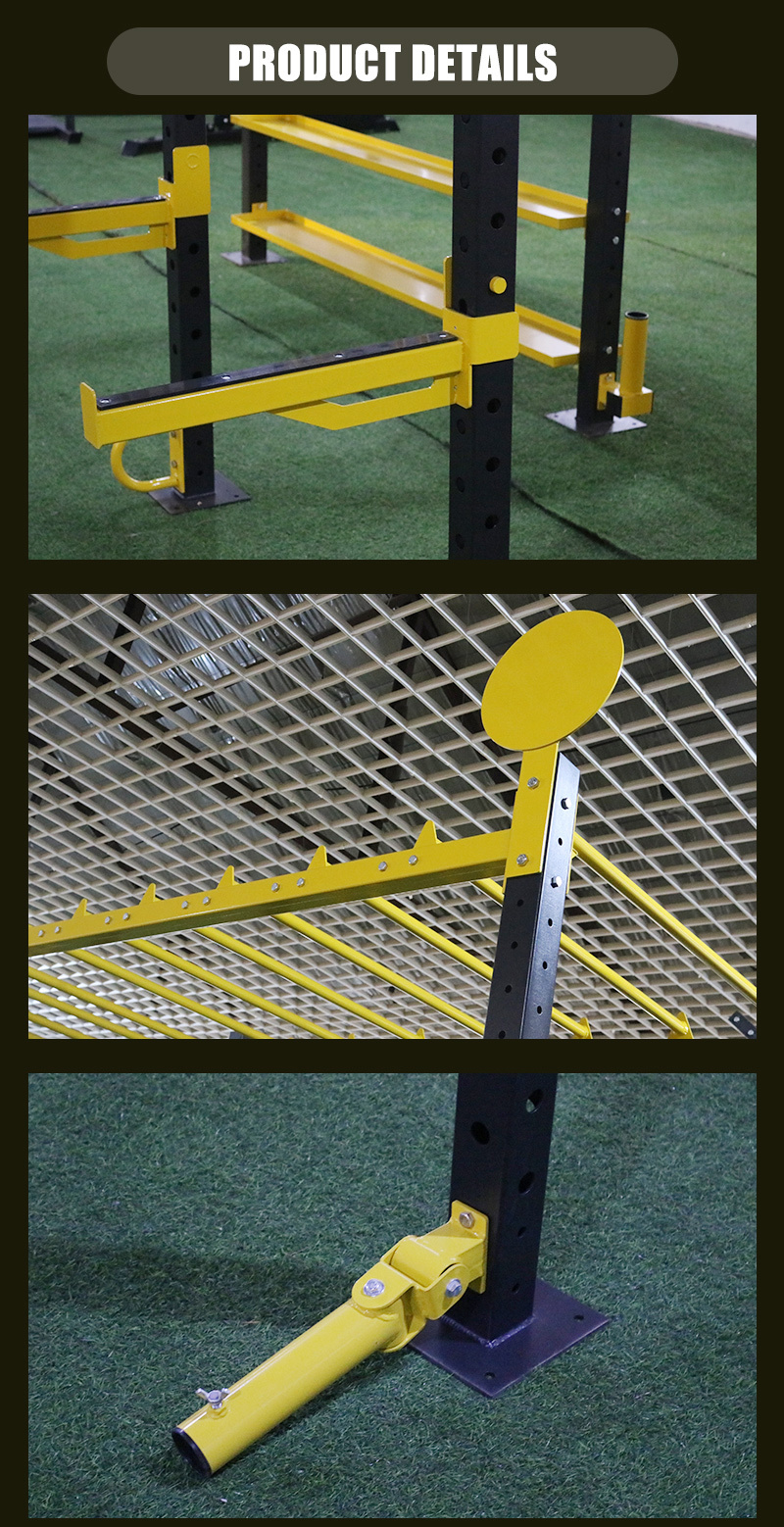Adjustable Height Power Weightlifting Squat Stand Rack Cross Fit Training for Home or Gym