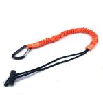 Fall Protection Safety Rope Lanyard With Carabiner Hook Polyester Material