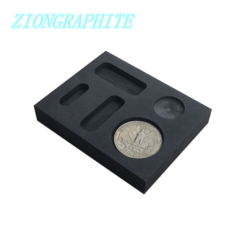Long Service Time Black Graphite Tank Furnace Jewelry Casting Mold Crucible Melting Tool Ingot Mold
