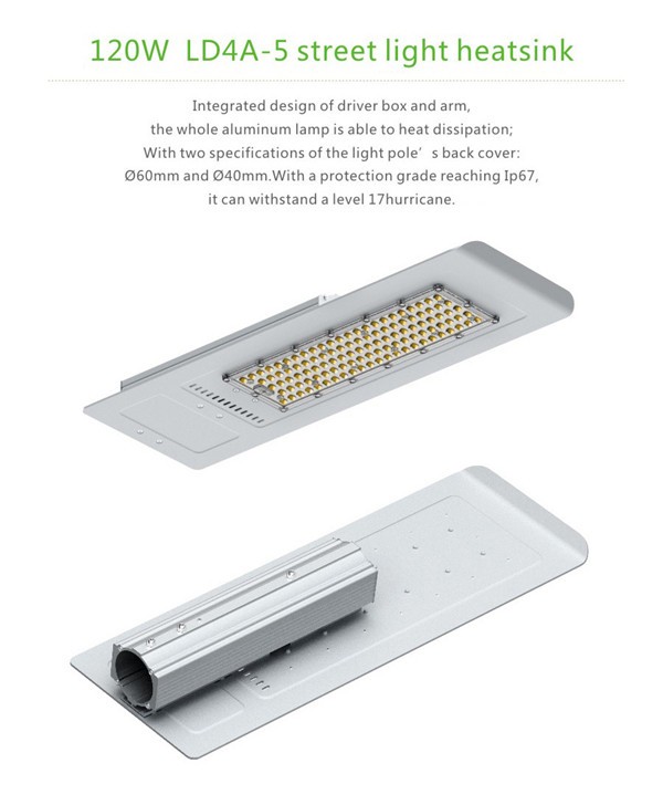 nichia 135lm/w meanwell HLG driver 120w 150w price osram led street light