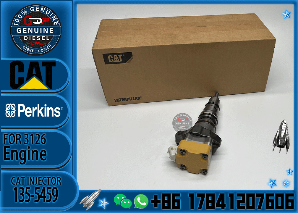 Common rail injector fuel injector 222-5966 135-5459 180-7431 198-6605 for 3216 Excavator 3126E 3126B