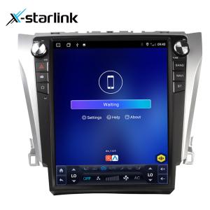 Quality Car GPS Android Stereo Radio Player 12.1in IPS Vertical Screen For Toyota Camry 2012-2017 wholesale