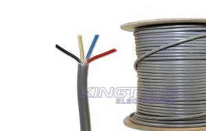 Quality Gray 12 x 0.20mm Conductor Security Alarm Cable , PVC Insulated Cable for Security wholesale