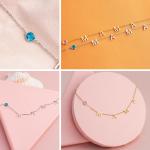 Plating Stainless Steel 26 Initial English Letter Necklace