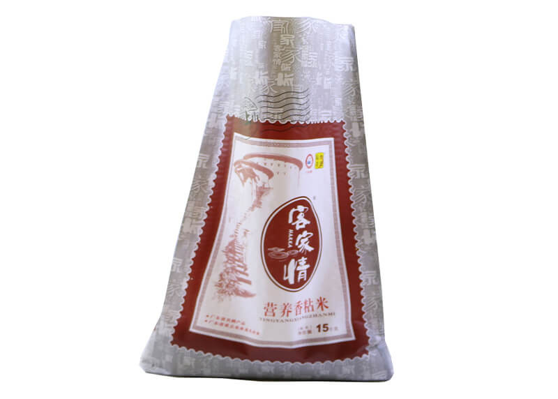 Multi Color Printed Poly Feed Sacks Plastic Bags For Rice Packaging OEM