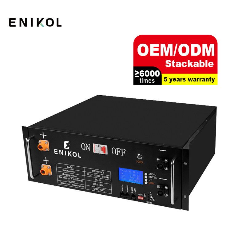 Home Rechargeable 5kwh Battery Lifepo4 48v 100ah Lithium Battery for Solar