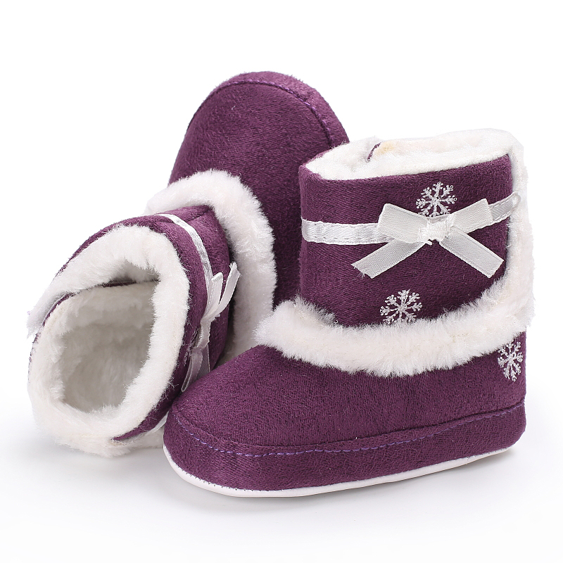 New arrived Cotton fabric winter snow 0-2 years Outdoor baby boots booties