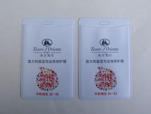 Quality Fashional Employee Cute Retractable Badge Holder With Logo Customized , Pantone Color wholesale