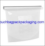 Microwave safe Food storage bag silicone fresh bag 20 x 18 cm 1000 ml
