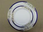 7 Inch Disposable China Like Dinner Plate No Cleanup With Rose Gold Disposable