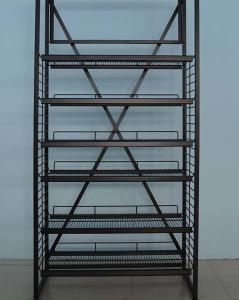 Quality Large Shelf Display Rack , Supermarket Display Rack For Advertising Goods wholesale