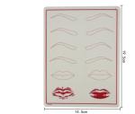 Silicone Microblading Practice Skin Of Lips Eyes Brows