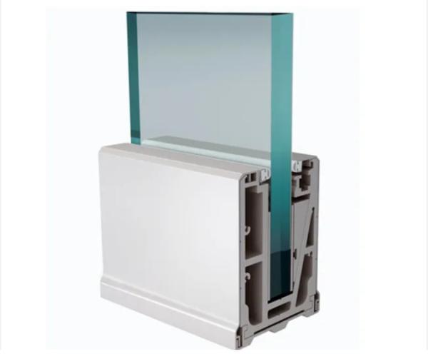Aluminum Glass Railing Systems Deck Linear U Channel Glass Railing Posts