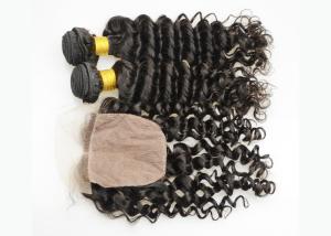 Quality Natural Color Full Lace Frontal Closure 13x4 , Lace Frontal Closure With Baby Hair wholesale