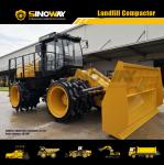 Sanitary Building Construction Equipments 28 Ton Landfill Garbage Compactor