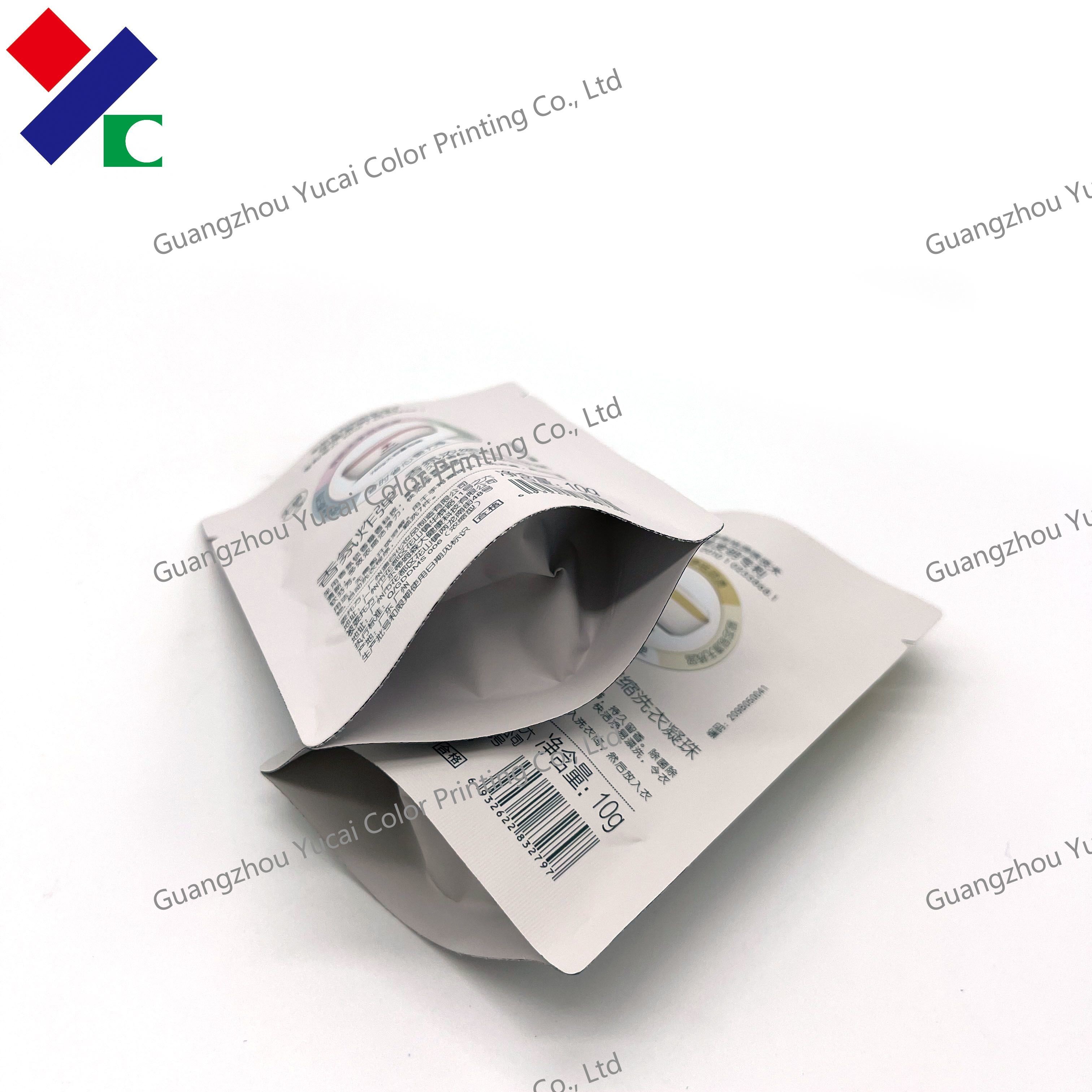 BRC 50 Micron Foil Stand Up Pouch For Shampoo Packaging Bags