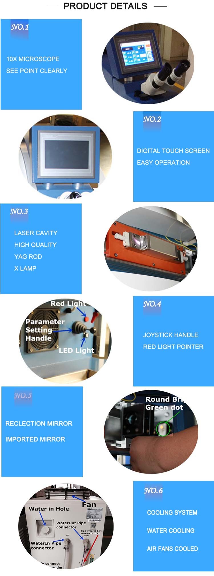 Non Pollution Laser Welding Jewelry Machine , 400 Watt YAG Laser Spot Soldering Machine
