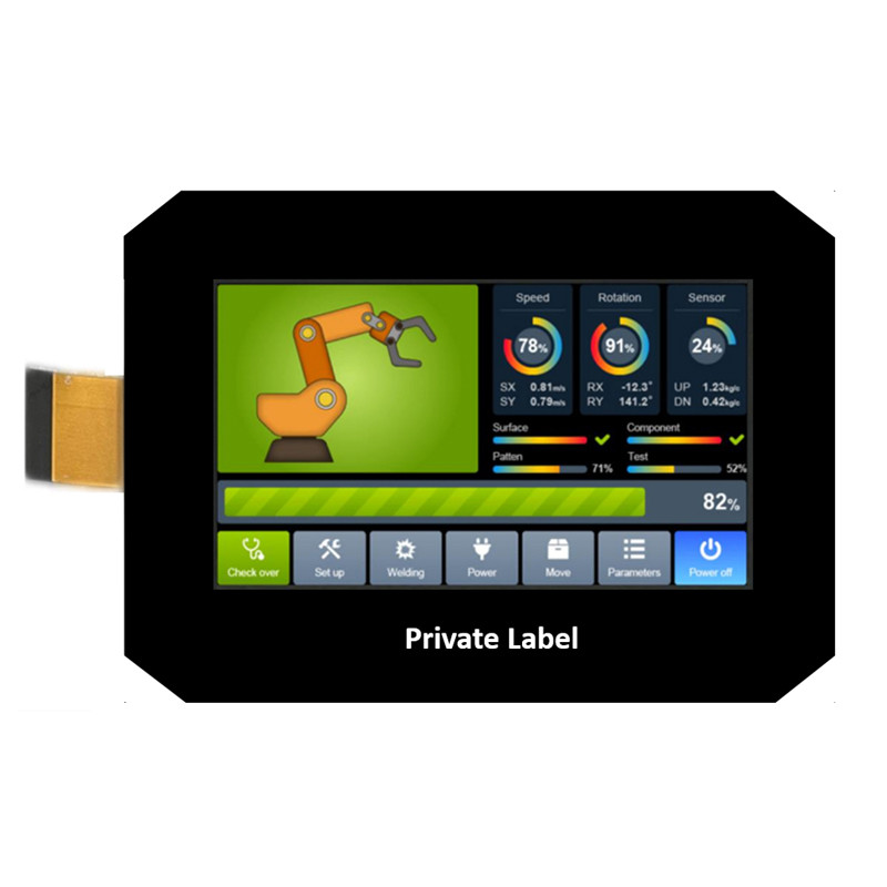 4.3 Inch IPS TFT LCD 480*272 Pixel 262K Full Color Display ST7283 Driver IC