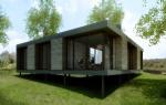 Prefab Steel Frame Luxury Prefabricated Houses Uruguay Modern Design Bungalow