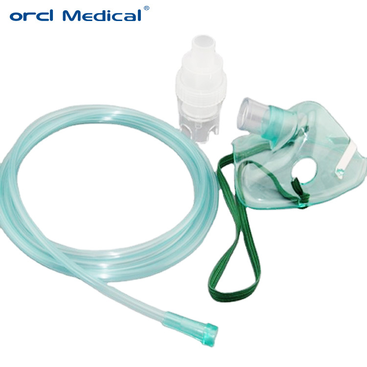 Disposable PVC Oxygen Delivery Mask With CE & ISO Nebulizer Mask Kit