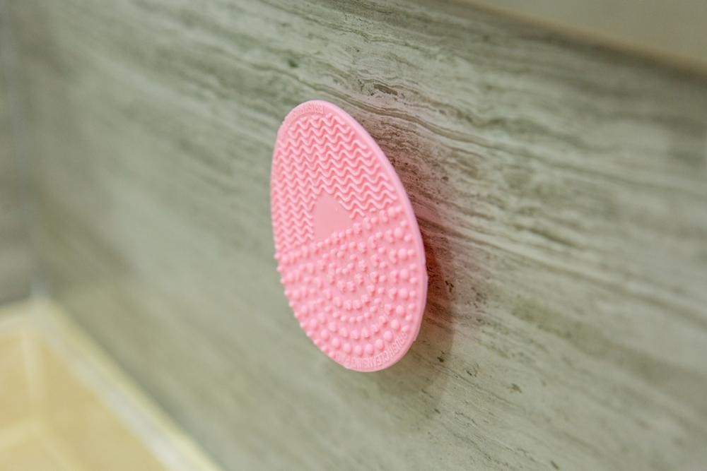 Durable Custom Logo Precision Beauty Silicone Pore Scrubbers 75*45*25mm With Print Logo