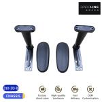 Sendeline Black Ergonomic Office Chair Armrest Replacement 2D Adjustable Lift