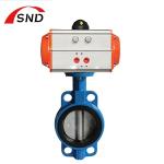 Industrial Cast Iron Pneumatic Butterfly Valve OEM Acceptable