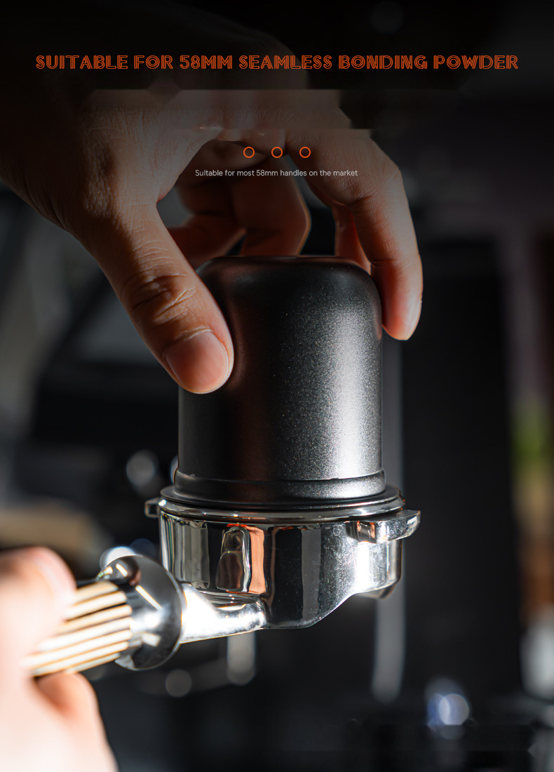 Crema Dosing Cup Hands Free Stainless Steel Universal Inverted Coffee Powder Cup for Coffee Machine