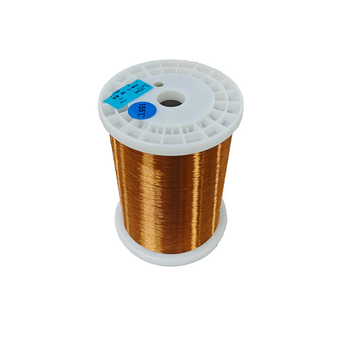 Modified Polyester Enameled Copper Winding Wire AWG 38-8 For High Temperature Motor