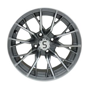 Quality New Arrival 14 Inch Golf Cart Wheels Machined/ Gunmetal ET-25 Custom Support wholesale