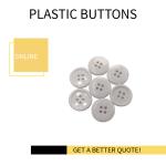 Disposable Gowns 4 Holes Plastic Buttons