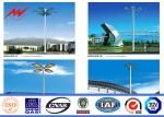 45m Galvanized High Mast Tower 100w - 5000w For Airport / Seaport , Single Or