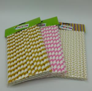 Quality Food Grade Safe Paper Drinking Straws BPA Free Harmless Wedding Birthday wholesale