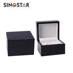 Quality Individual Compartments Wooden Watch Collection Box with Classic Appearance wholesale