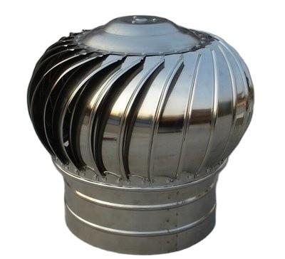 500mm Stainless Steel Roof Top Turbine Ventilating Fan for Food Shop No Power