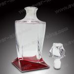 750 ML Crystal White Flint Alcohol Drinking Bottle