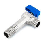 OEM Quick Open 90 Degree Angle Stop Cock Valve Size Customized