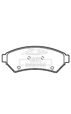 Buick Firstland Disc Brake Pad Set Ceramic D1075 88964099 Front Brake Pad