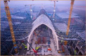 Quality Art Steel Constructed Metal Frame Buildings Emphasizing Security Features wholesale