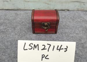 Quality home OBM Hinged Lid 9x6.5 Leather Storage Chests wholesale