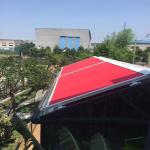 Black Louvered Roof Pergola Conservatory Remote Control Awning