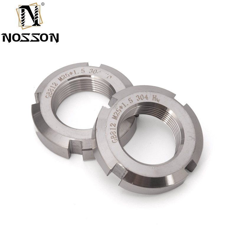 Black Oxide Finish KM-14 Metric Locknut for M3-M12 and 1/4-5/16 Power Transmission ANSI/ASME Standard Stainless Steel