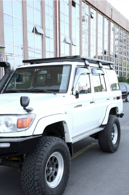 LC150 4x4 Cars Roof Rack Made of Aluminium Alloy with High- E-coat Powder Coat Finish